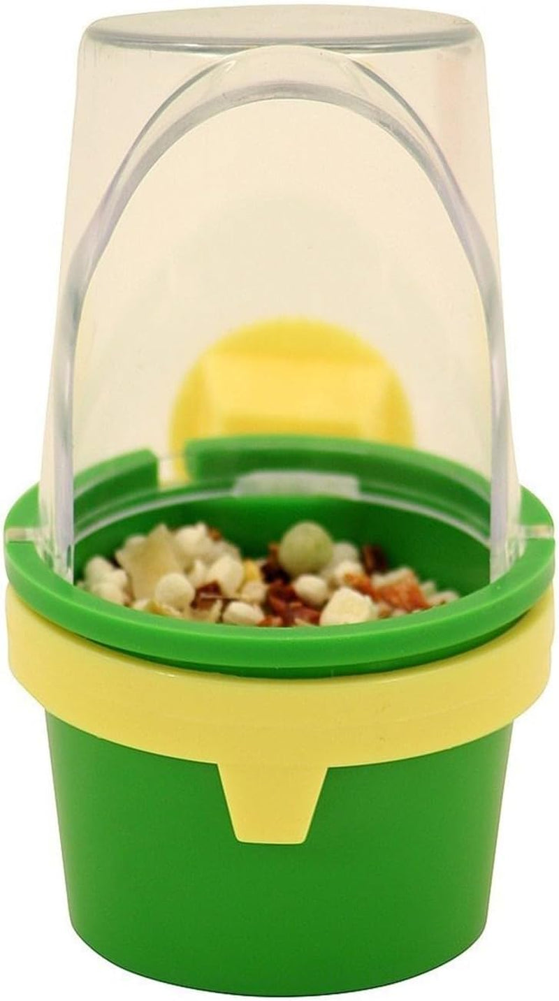 Pet Clean Cup Bird Cage Feeder and Water Cup, Medium, Assorted Colors