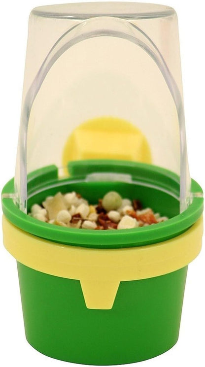 Pet Clean Cup Bird Cage Feeder and Water Cup, Medium, Assorted Colors