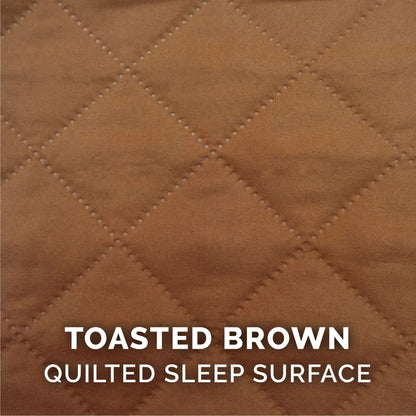 Pet Products Quilted Pillow Sofa Pet Bed for Dogs & Cats - Toasted Brown, Jumbo